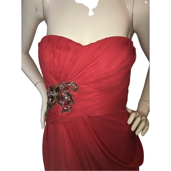 Marchesa Notte Luxury Silk Gown - Picture 4 of 10